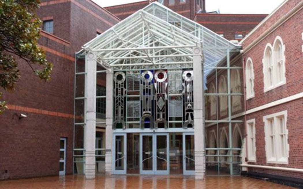 Entrance to the High Court in Auckland