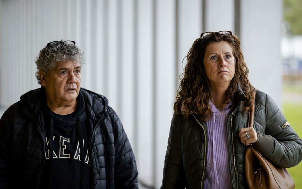 2020-09-28 09:22:58 AMSTERDAM - Surviving relatives Rob and Silene Fredriksz arrive at the Jusitieel Complex Schiphol, where the lawsuit about the downing of flight MH17 continues. Malaysia Airlines flight MH17 was shot down by a Buk missile on 17 July 2014. All 298 passengers, including many Dutch, were killed. ANP ROBIN VAN LONKHUIJSEN (Photo by ROBIN VAN LONKHUIJSEN / ANP MAG / ANP via AFP)