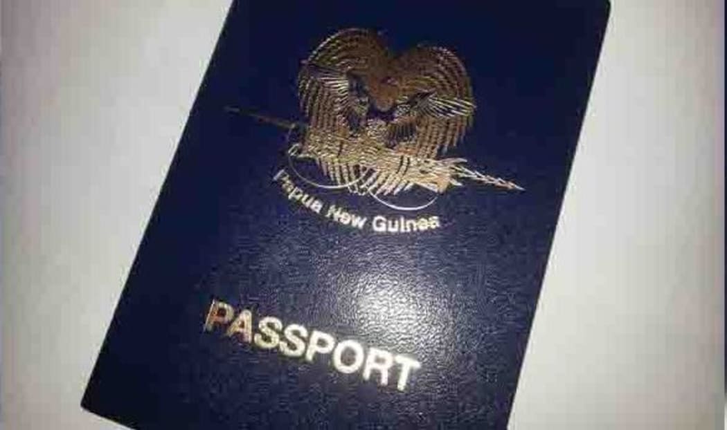 Papua New Guinea passport. As at 2015
