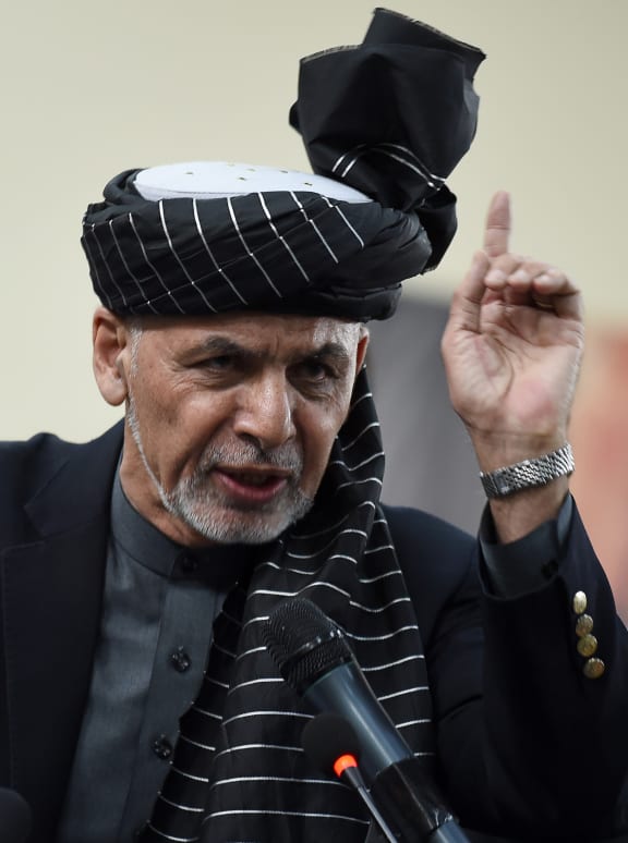 Afghan President Ashraf Ghani.