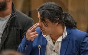 Abdul Aziz Wahabzadah - victim impact statement.

PHOTO: JOHN KIRK-ANDERSON

Sentencing for Brenton Tarrant on 51 murder, 40 attempted murder and one terrorism charge. At christchurch high court.