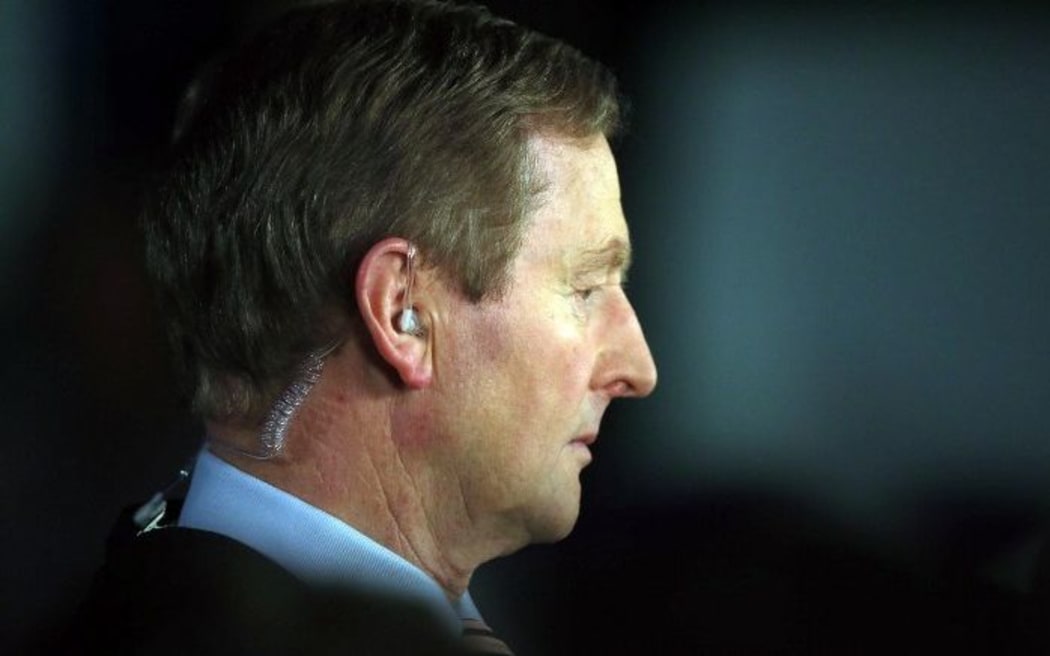 Irish Prime Minister Enda Kenny admits defeat in the general election.