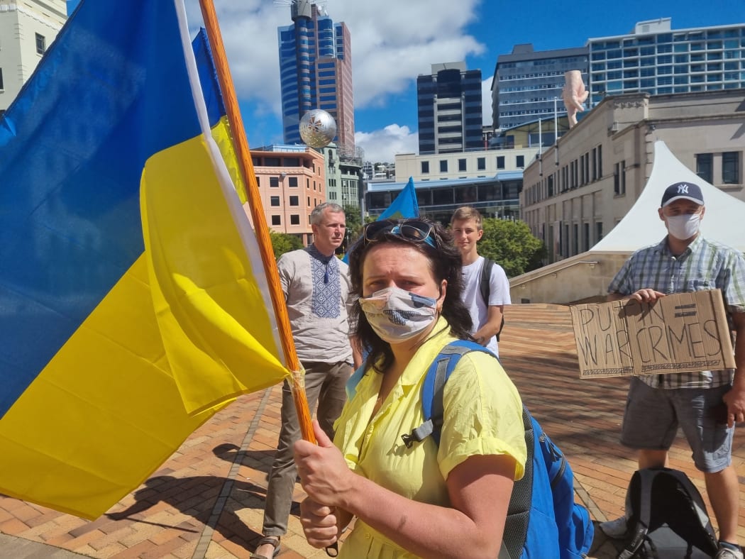 Tetiana Zhubar was offended when the Freedom and Rights Coalition asked to merge protests and march to Parliament together.
