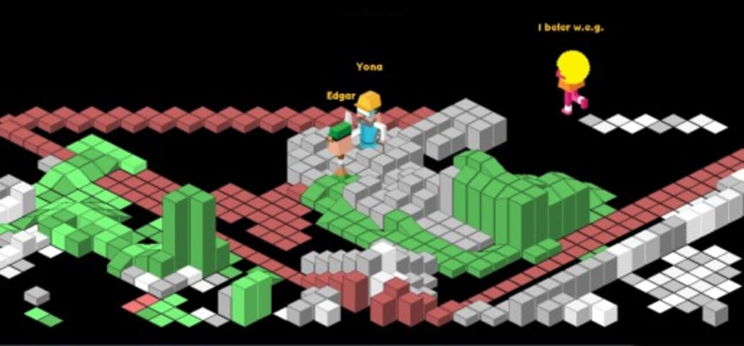 Blockwith an exhibition opening at White Night in Auckland