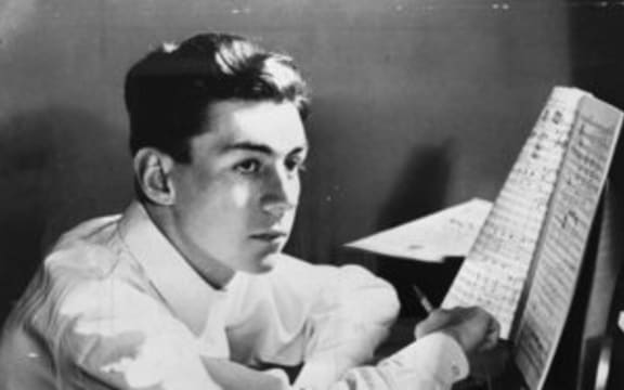 Portrait of Richard Farrell at the piano