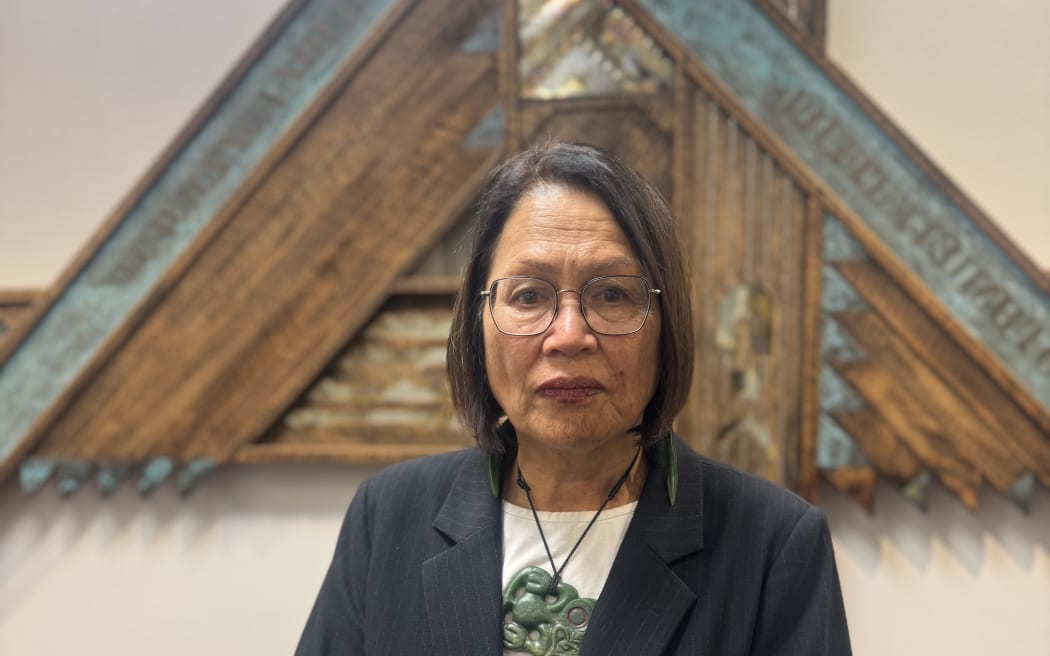 Managing Director of Te Kōhao Health Lady Tureiti Moxon at the High Court in Wellington.