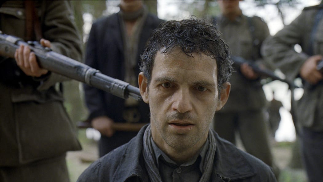Géza Röhrig as Saul Ausländer in László Nemes’ Academy Award-winning Son of Saul.
