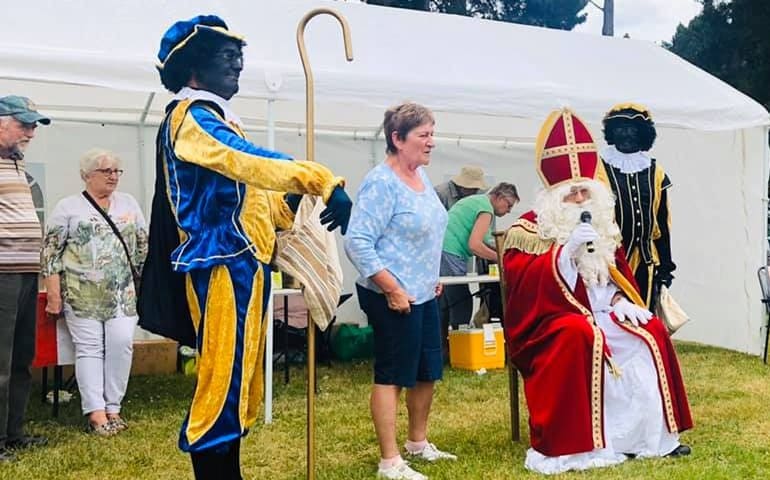 The character Black Pete, or Zwarte Piete, from Dutch literature is a companion to Saint Nicholas or Sinterklaas.