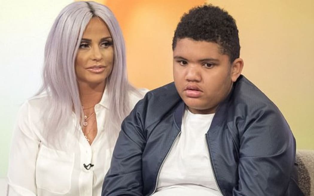 Katie Price and son Harvey
