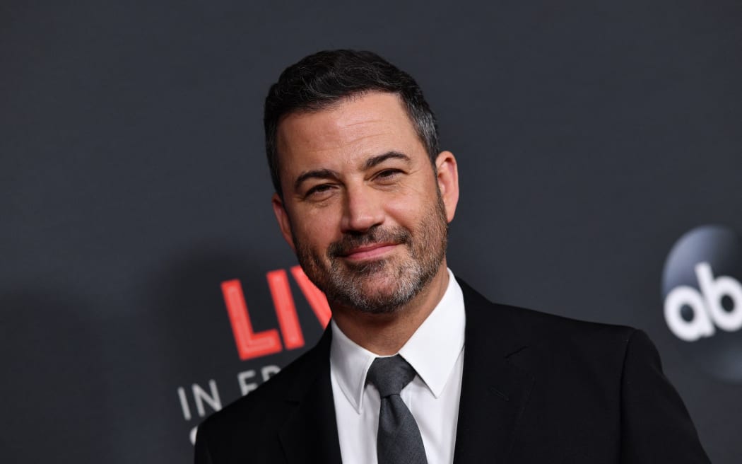 US television host Jimmy Kimmel arrives for "An Evening With Jimmy Kimmel" at the Roosevelt hotel in Hollywood on August 7, 2019.