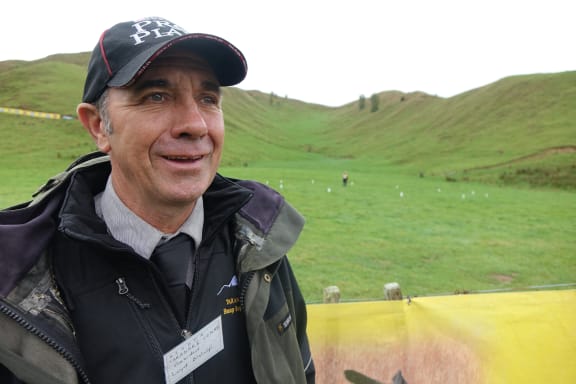 Taranaki Sheep Dog Trial Association president Loyd Bishop.