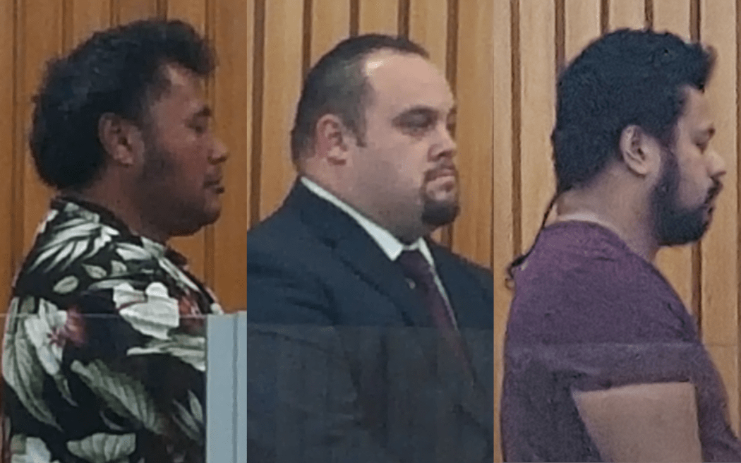Left to right: Mika Lemoe, Michael Ellis and Sui Mano