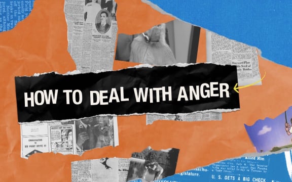 Title saying How to deal with anger