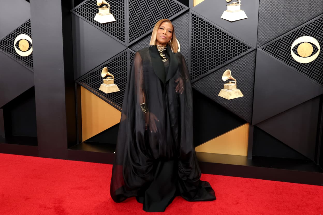 Queen Latifah attends the 68th GRAMMY Awards at Crypto.com Arena on February 01, 2026 in Los Angeles, California.