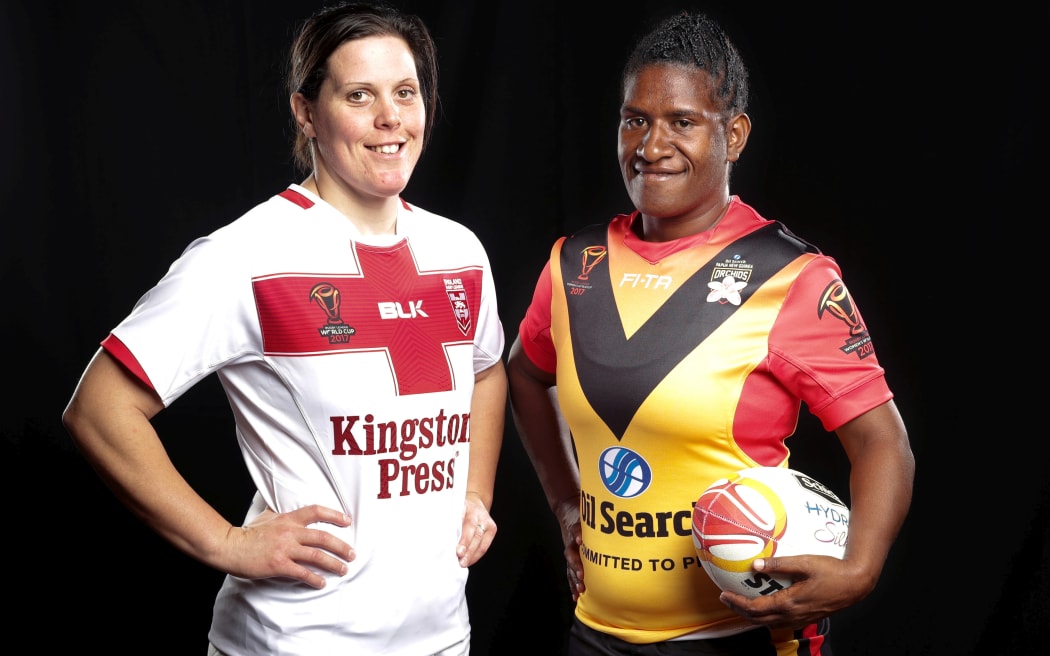 PNG and England clash in the opening round of the Women's Rugby League World Cup.
