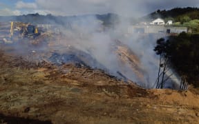Fire at Pataua North Road.