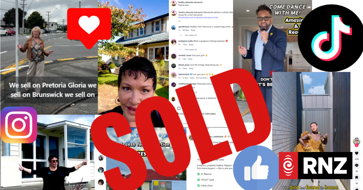 The real estate agents turning to social media snips into sales