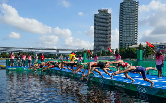 Mixed Triathlon, Tokyo 2020 Olympic Games. Friday 30 July 2021. Mandatory credit: Â© John Cowpland / www.photosport.nz