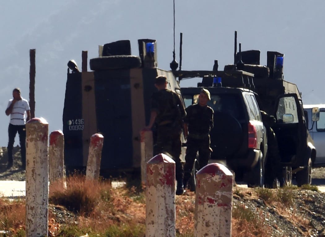 Algerian troops searched in the mountainous eastern Tizi Ouzou region in a desperate bid to find the kidnapped French tourist.