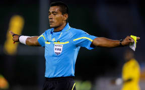 Tahiti football referee Norbert Hauata.