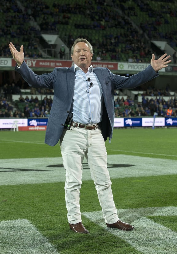 Western Force owner Andrew Forrest is the man behind Global Rapid Rugby.