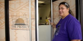 Betty Sio at The Project's office in Manukau.