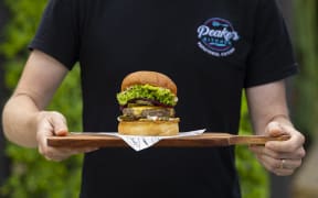 Tom and Nicole Peake have created New Zealand's best burger, the Peake Beef Burger, at Peake's Kitchen, located in Papatowai, Catlins, Southland, New Zealand. Credit: Derek Morrison