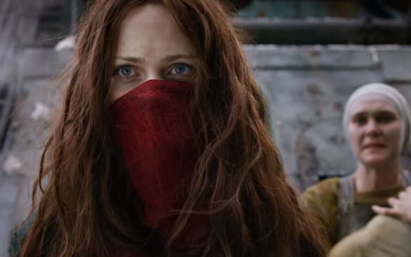 Hera Hilmar as Hester Shaw in Mortal Engines.