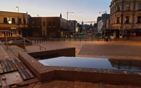 The view down Stuart Street from the Octagon