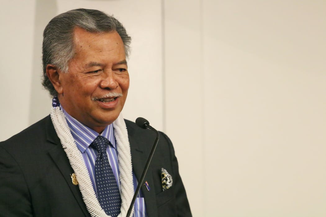 The Cook Islands Prime Minister Henry Puna