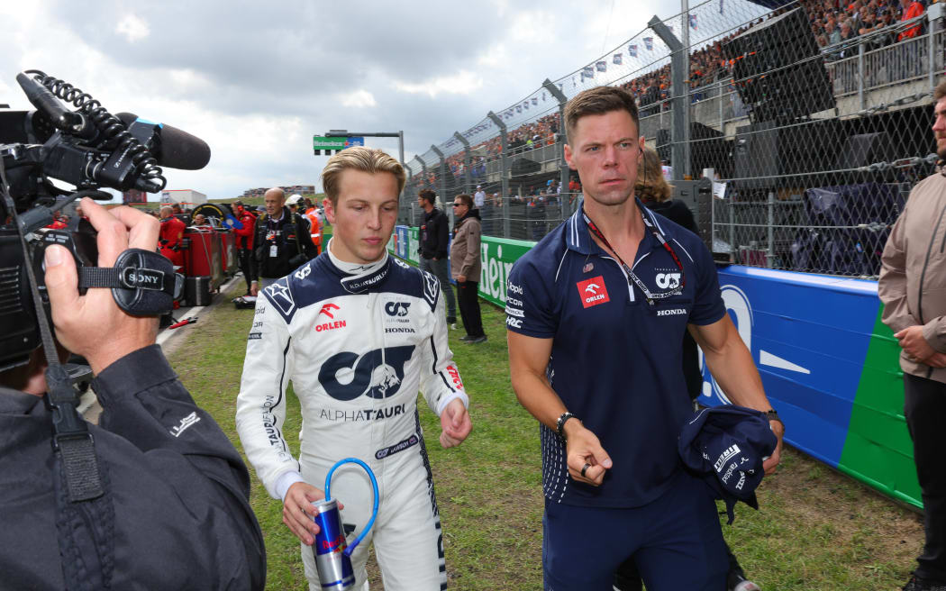 New Zealand driver Liam Lawson at the 2023 Dutch Formula One Grand Prix