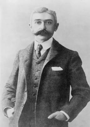 Baron Pierre de Coubertin.