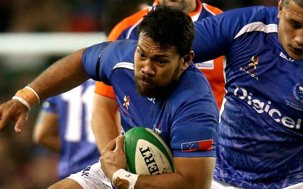 Manu Samoa captain Ofisa Treviranus.