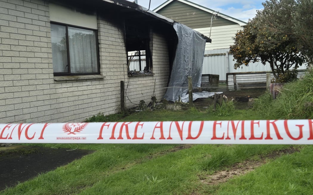 Waitara house fire.
