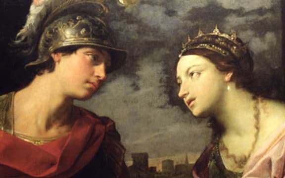 Mythical lovers Dido and Aeneas