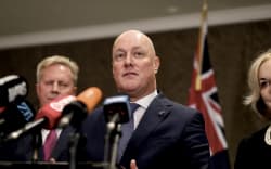 Prime Minister Christopher Luxon speaks to media after his State of the Nation address on 23/1/2025.