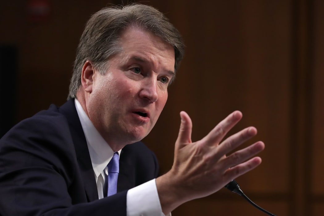 Supreme Court nominee Judge Brett Kavanaugh testifies before the Senate Judiciary Committee on the third day of his Supreme Court confirmation hearing on Capitol Hill September 6, 2018 in Washington, DC.