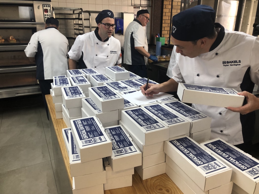 Judging day for 24th Bakels Supreme Pie Awards.