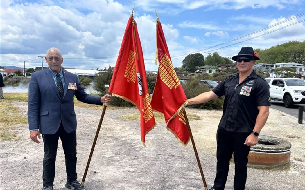 Sir Robert Gillies' service at Te Papaiouru Marae in Rotorua.