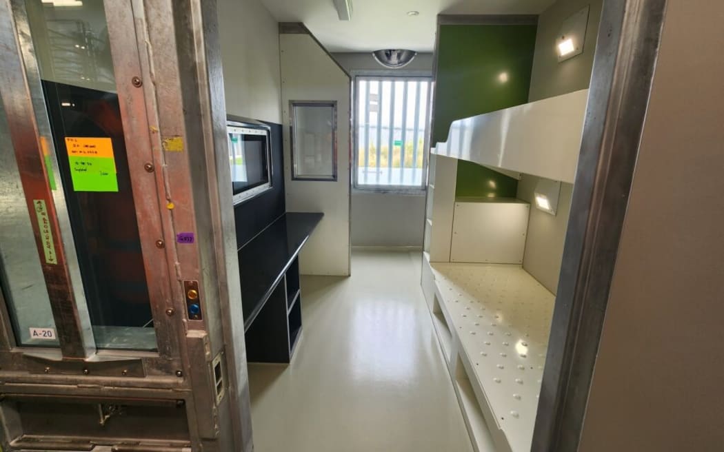 A look inside the cells of the new facility.