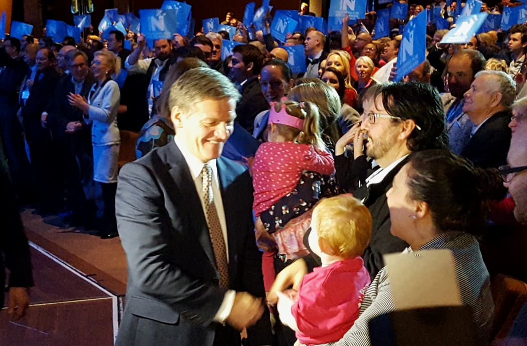 Prime Minister Bill English ahead of his speech at the National party conference in Wellington.