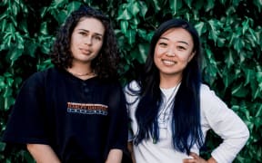 Creators of Conversations with my Immigrant Parents podcast, Saraid de Silva and Julie Zhu.