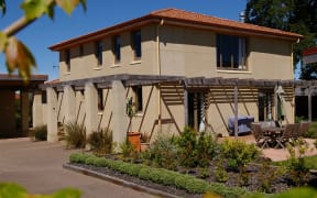 Rammed earth house in Hamilton