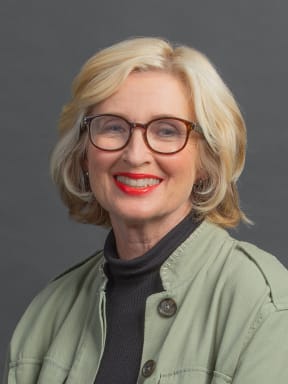 Irene Gardiner smiling