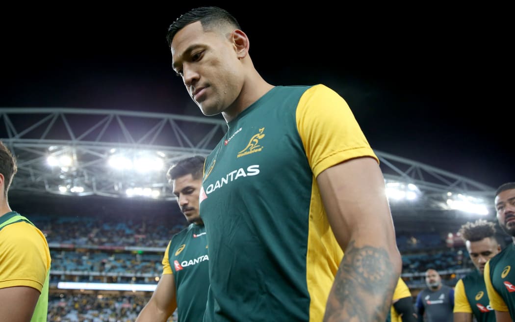Wallabies fullback Israel Folau.