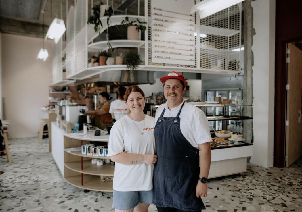 Chrissy and Luke Houghton​ run Hamilton's Cream Eatery.
