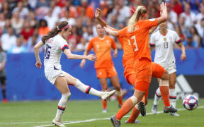 The US v Netherlands final  in the 2019 FIFA Women's World Cup in Lyon.