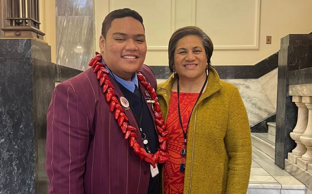 Standing for Māngere, South Auckland: Marques Tominiko and MP Lemauga Lydia Sosene.