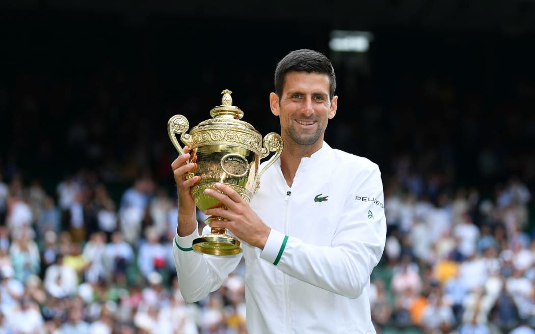 Novak Djokovic winner of 2021 Wimbledon title