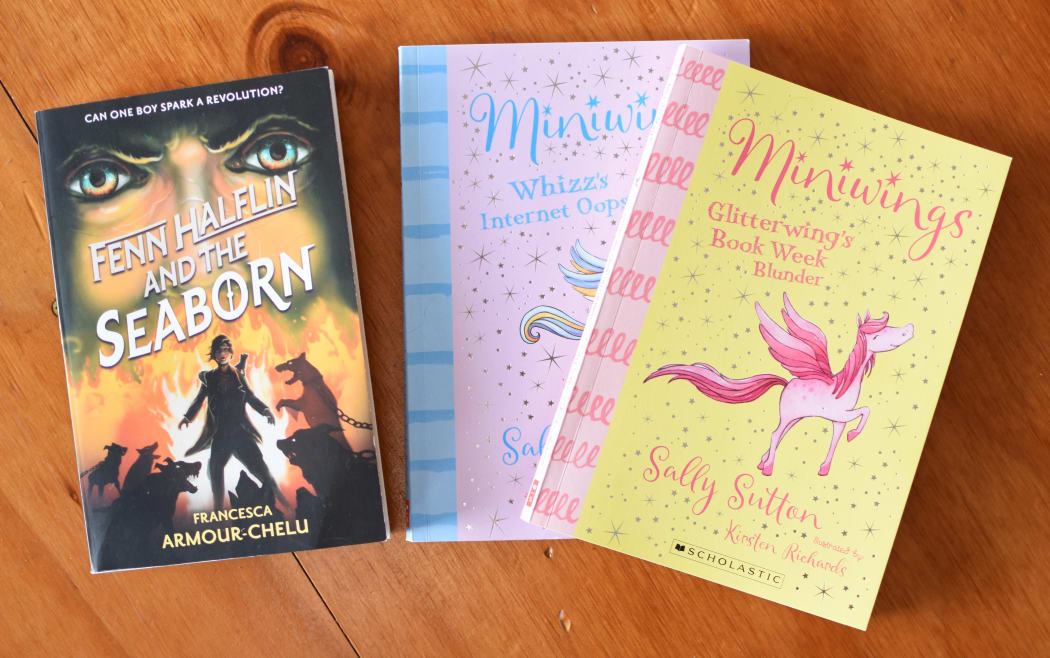 James Russell, reviews Fenn Halflin and the Seaborn by Francesca Amour-Chelu and Miniwings series, by Sally Sutton.